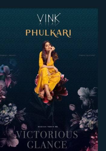 Phulkari By Vink Designer Handwork Kurti Pant With Dupatta Collection